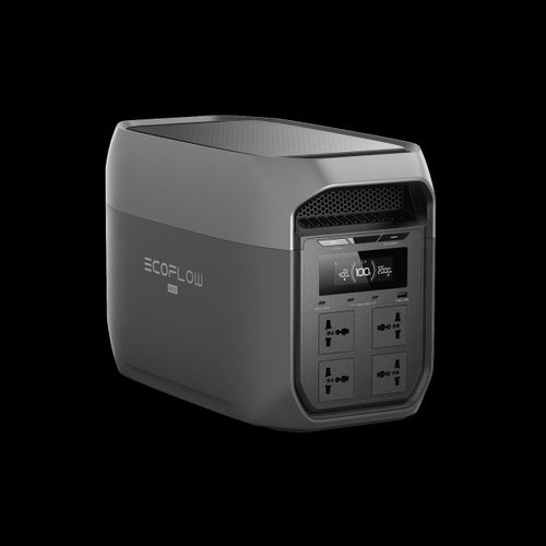 EcoFlow DELTA 3 Max – 2048Wh / 2400W Premium Solar Generator with free solar fan - 5yrs warranty