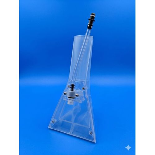 Transparent Handheld Carpet and Upholstery Extraction Cleaning Wand with Spray Nozzle