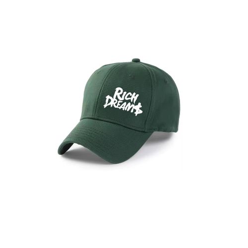 Art Design Quality Face Cap: Forest Green
