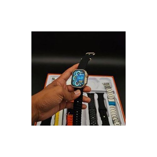 2.01 INFINITE DISPLAY FULL TOUCH SCREEN ULTRA2 7 IN 1 STRAPS SMART WATCH