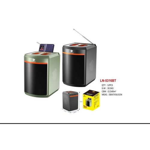 BoomBest LN-5316BT Wireless Super Bass Bluetooth Speaker