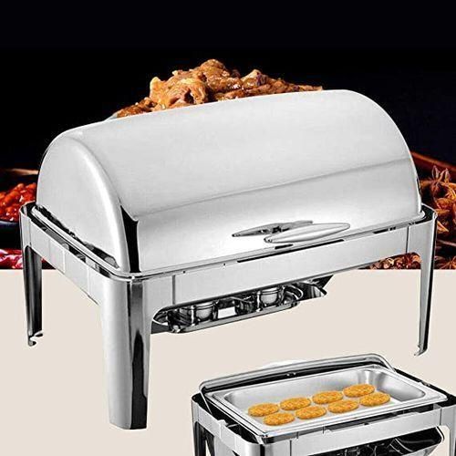 Linsan Rectangular Roll Top Full Size Chafing Dish
