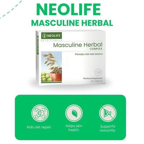 New Body Line Neolife masculine herbal complex-60 Tablets single