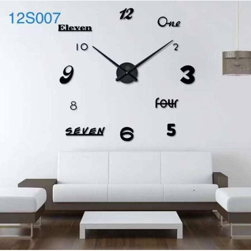 3D large art wall clock.
