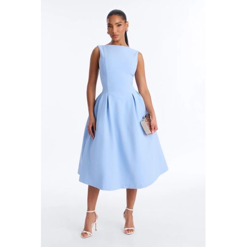 Anika Pleated Midi Dress
