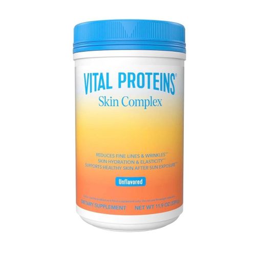 Collagen Peptides for Women - 20g Hydrolyzed Collagen, Vitamin C, Hyaluronic Acid, Reduce Fine Lines & Wrinkles, Verisol & Holimel - Skin Complex Supplement, Unflavored 11.9oz Powder