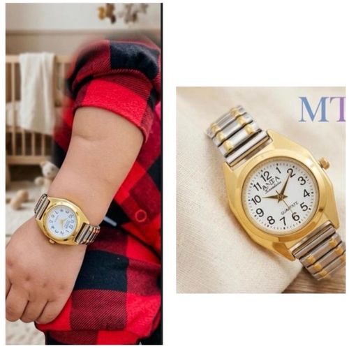 UNIQUE KIDS QUARTZ FASHIONABLE WRIST WATCH TODDLER ELASTIC WATCH FOR CHILDREN SPORT