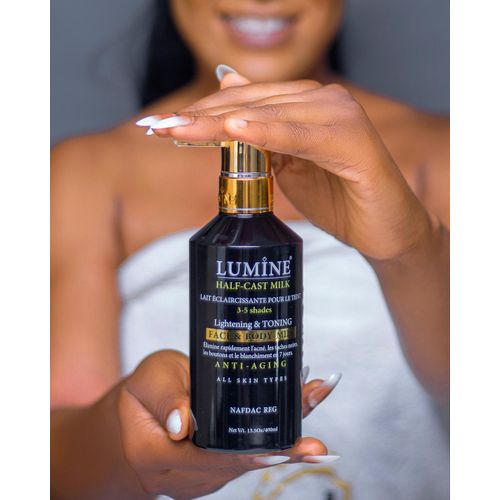 Lumine Half-Cast Face & Body Lightening Milk 400ml