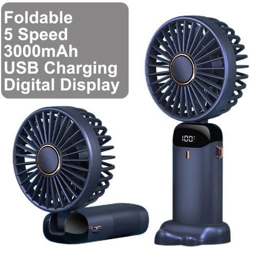 5 Speed Rechargeable Mini Foldable Fan