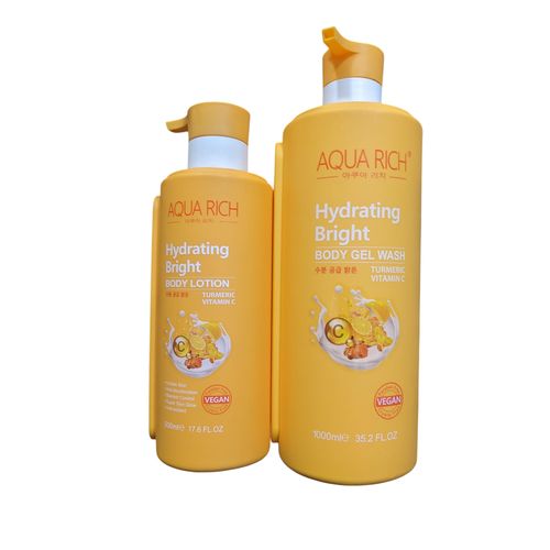 Aqua Rich Hydrating Bright Lightening Milk Lotion And Bath