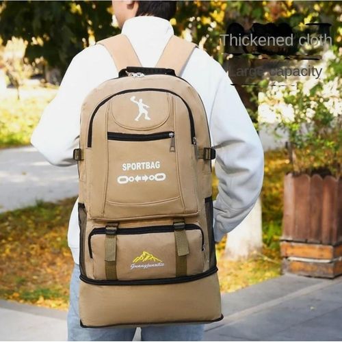 120L Large Outdoor Camping Travel Backpack, Hiking Camping Travel Bag, Hiking Backpack for Men Women, Waterproof Durable for Camping Cycling Climbing Walking Mountaineer Outdoor Sports Bacpack, Climbing, Gym, Travel, Sports, Camping, Hiking Backpack