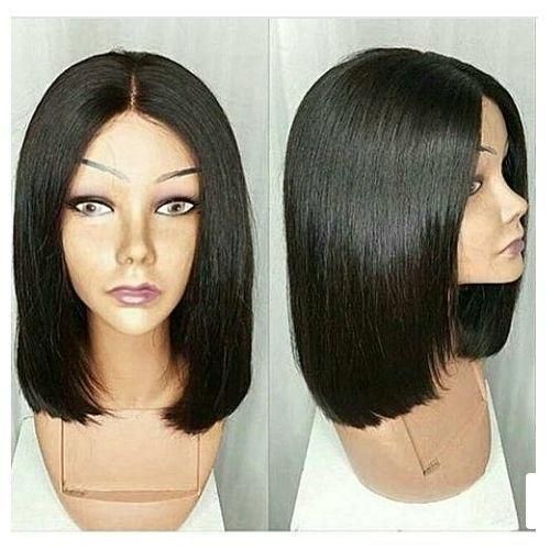 Hair Wig Bob Cut Wig For Ladies - Natural Colour