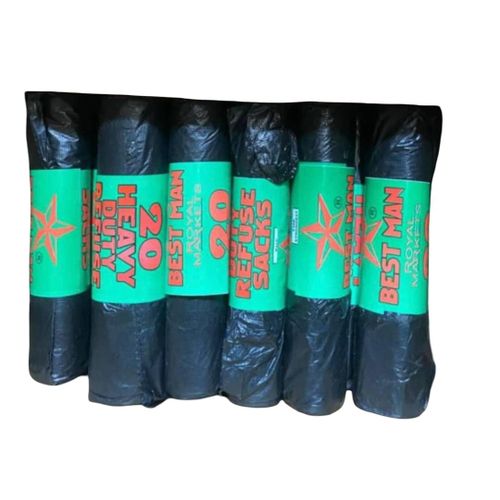 Set of 6 rolls of waste disposal bags