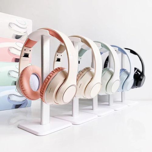 Bass Blast P101 Bluetooth 5.0 Subwoofer Headphones - Built-in Mic Wireless Call Folding Stereo Noise Over Ear Soft Earmuffs Noise Cancelling Headphones Personalized Premium Headset Wireless Headphone Earphone Earbuds