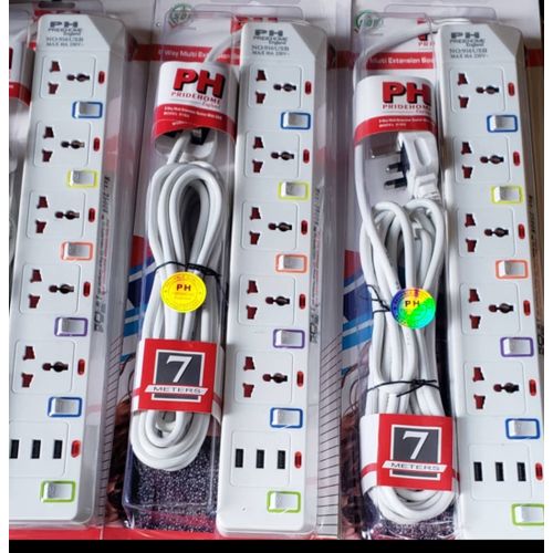 Electrical SOCKET Extention Box 3IN ONE, USB PORT