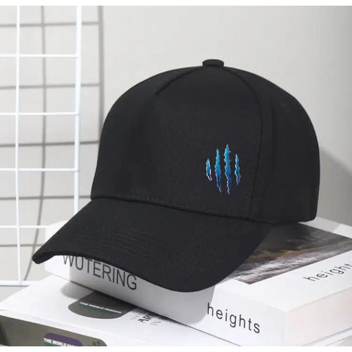 Simple Design Quality Face Cap: Black