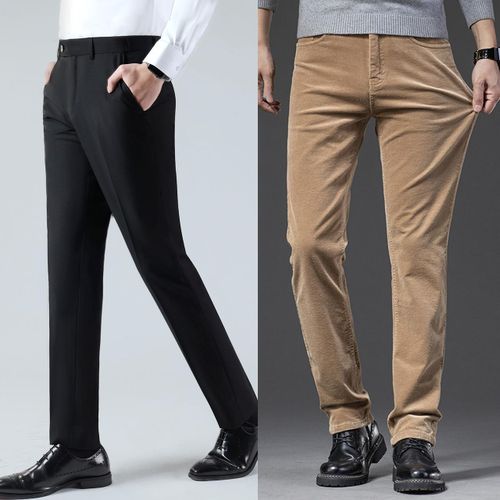 2 in 1 ORIGINAL Jean & Siut Trouser For Men- Brown & Black