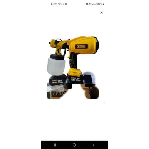 Dewait Cordless Sprayer Gun With Battery and Charger