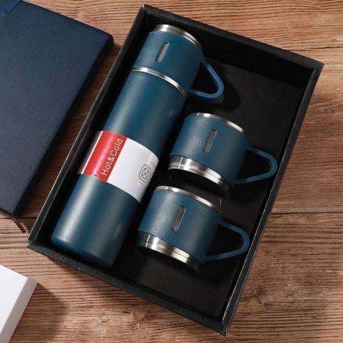 Vacuum Flask Set 500ml with 2 cups