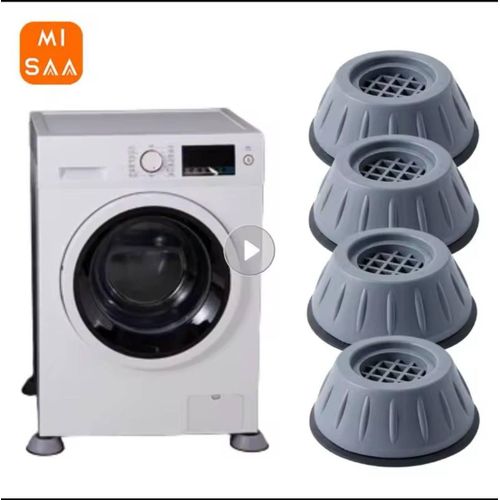 4Pcs Universal Washing Machine Base Cushion Bracket Anti Slip And Shock-absorbing Pad Elevated Silent Shock Absorber