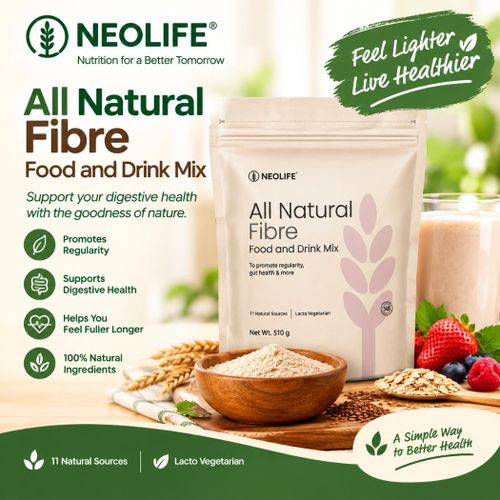 All Natural Fibre Powder – 510g Soluble & Insoluble Dietary Fibre for Digestive & Heart Health