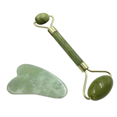 Jade Roller Anti-aging Facial Skin Care Face Eye Neck Beauty Roller Scraping Massage Tool