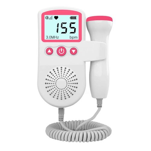 Handheld fetal Doppler monitor