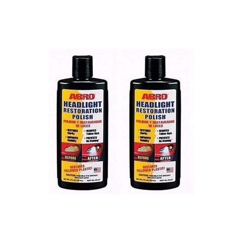 ABRO CAR HEADLIGHT RESTORATION POLISH FOR ALL CARS-two Pics