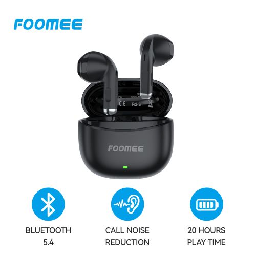 PA01 TWS Earbuds with Noise Cancelling 13mm driver HiFi Stereo Sound 20 Hours of Operation