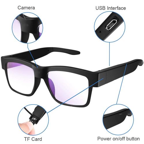 Mini Hidden Camera HD Eyeglasses Video Recorder Camcorder
