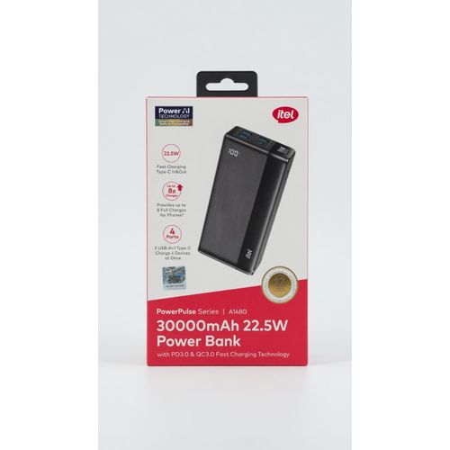 30000mAh power bank with 22.5w fast charging powerbank