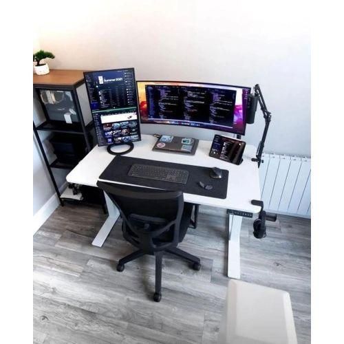 New Modern Adjustable Electric Desk White(120* 60*74)