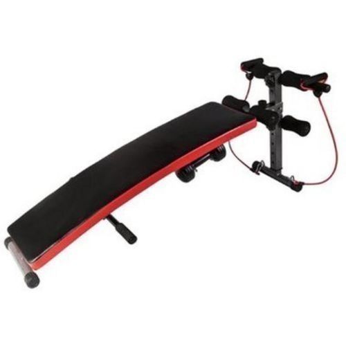 Sit-up Bench With Exercise Rope & Dumbbell