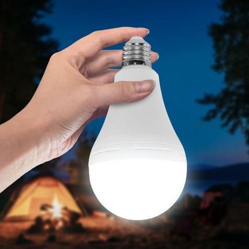 Rechargeable LED Light Bulb, Energy Saving Bulb, Portable Emergency Light Bulb for Power Outage, Camping, Indoor & Outdoor Use