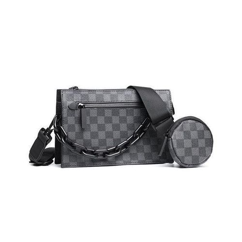 Unisex Classic Retro Quilted Box Bag Casual Chic Shoulder Crossbody Bag Adjustable Strap Leather Box Crossbody Crossbag Cross Bag Side Bad Handbag Mini Bag Phone Clucth Bags Messenger Bags Small Square Shoulder Bag With Small Pocket Purse