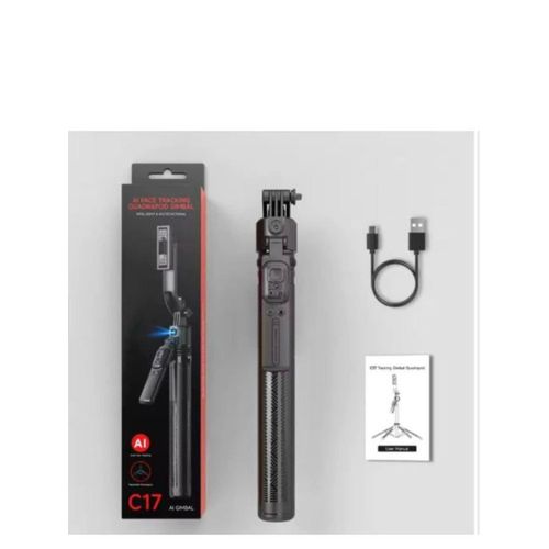 Ai led Auto tracking quadrapod 360 rotating tripod with stand