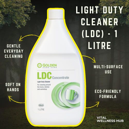 LDC Light Duty Cleaner 1 Litre – Multi-Purpose Household Cleaning Solution, Gentle Dishwashing & Surface Cleaner