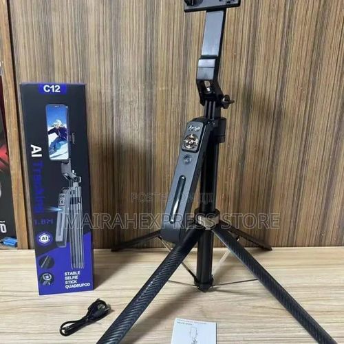 C12 Ai Auto tracking Selfie stick tripod stand