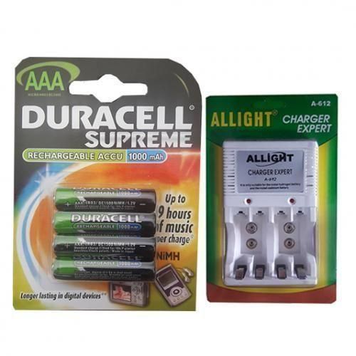 Smart AAA Battery Charger with FREE Rechargeable R03 Batteries