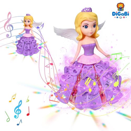 Toys for Girls 4-6 Dancing Princess Toys for Little Girls age 3-5 with Colorful Flashing Lights & Music,Pretend Christmas Birthday Gift Toys for Kid 1 2 3 4 5 6 Year Olds