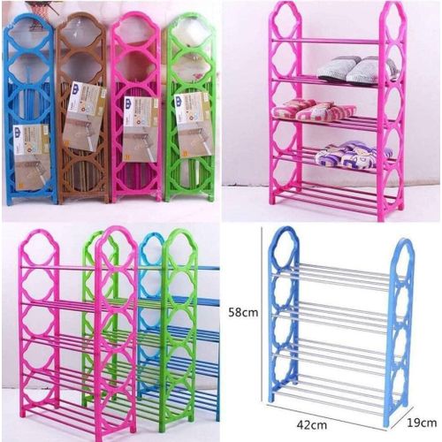 Plastic shoe rack