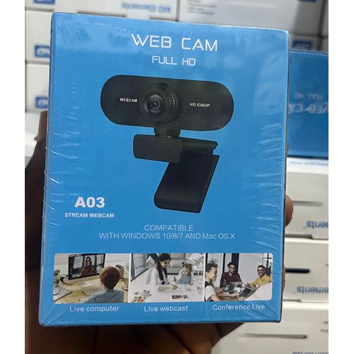 A03 Full HD 1080P Webcam – Crystal Clear Streaming