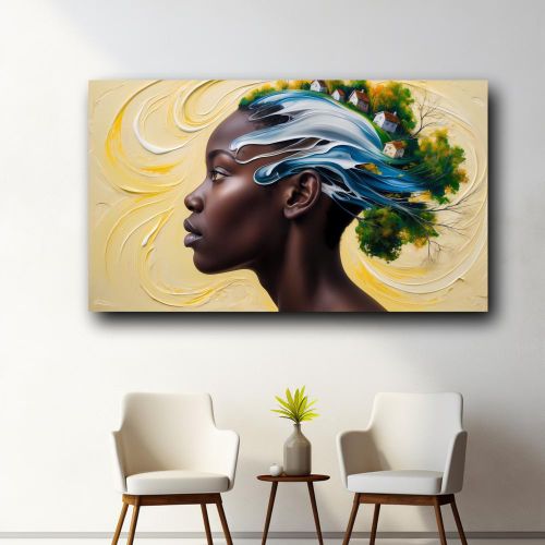Nature Art Painting Wall Art Framed Canvas