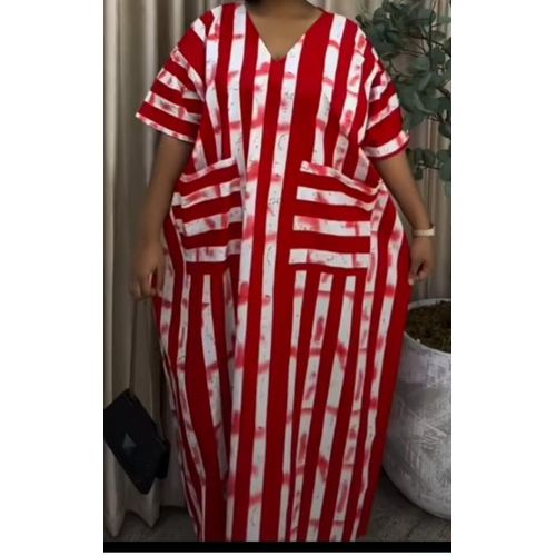 Long Ankara bubu gown