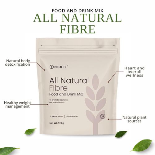 NEOLIFE Fibrefresh All Natural Fibre Food & Drink Mix – Digestive Health Support – 510g