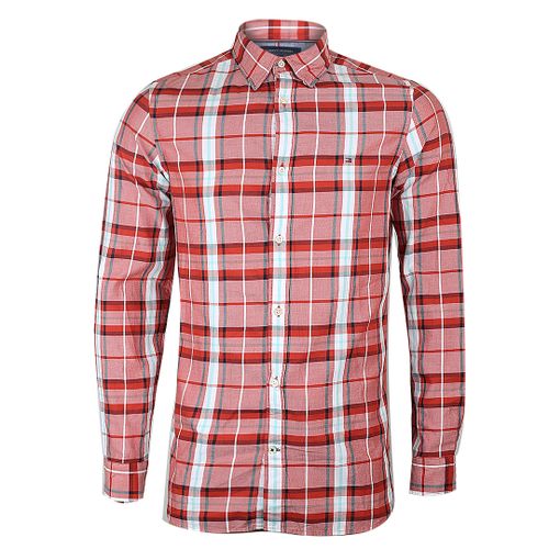 Men's Slim-Fit Check Trendy Shirt