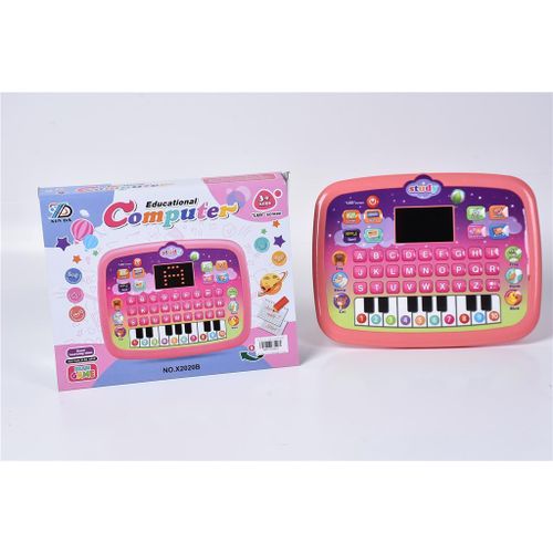 Kids Educational Learning Laptop Toy – Alphabet, Numbers, Music & Animal Learning With Led Screen