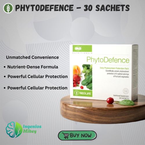 PhytoDefence 30 Sachets – Daily Phytonutrient Supplement with 6 Servings of Fruits & Vegetables for Immunity & Wellness