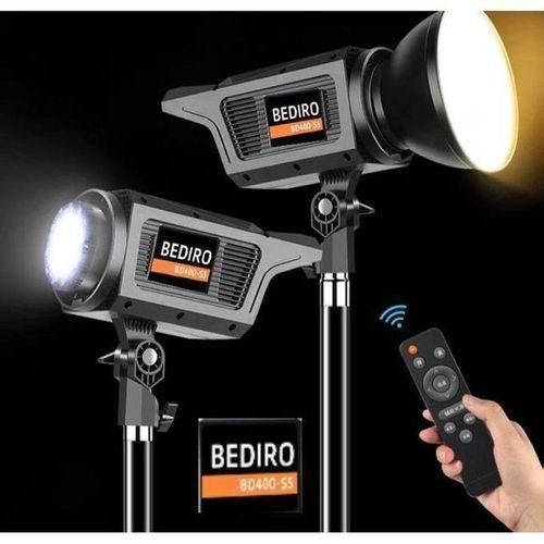 Led Bediro BD400-SS video light kit + strong and durable tripod stand + Charger