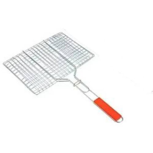 Barbecue Grill Mesh With Wooden Handle- Big Size